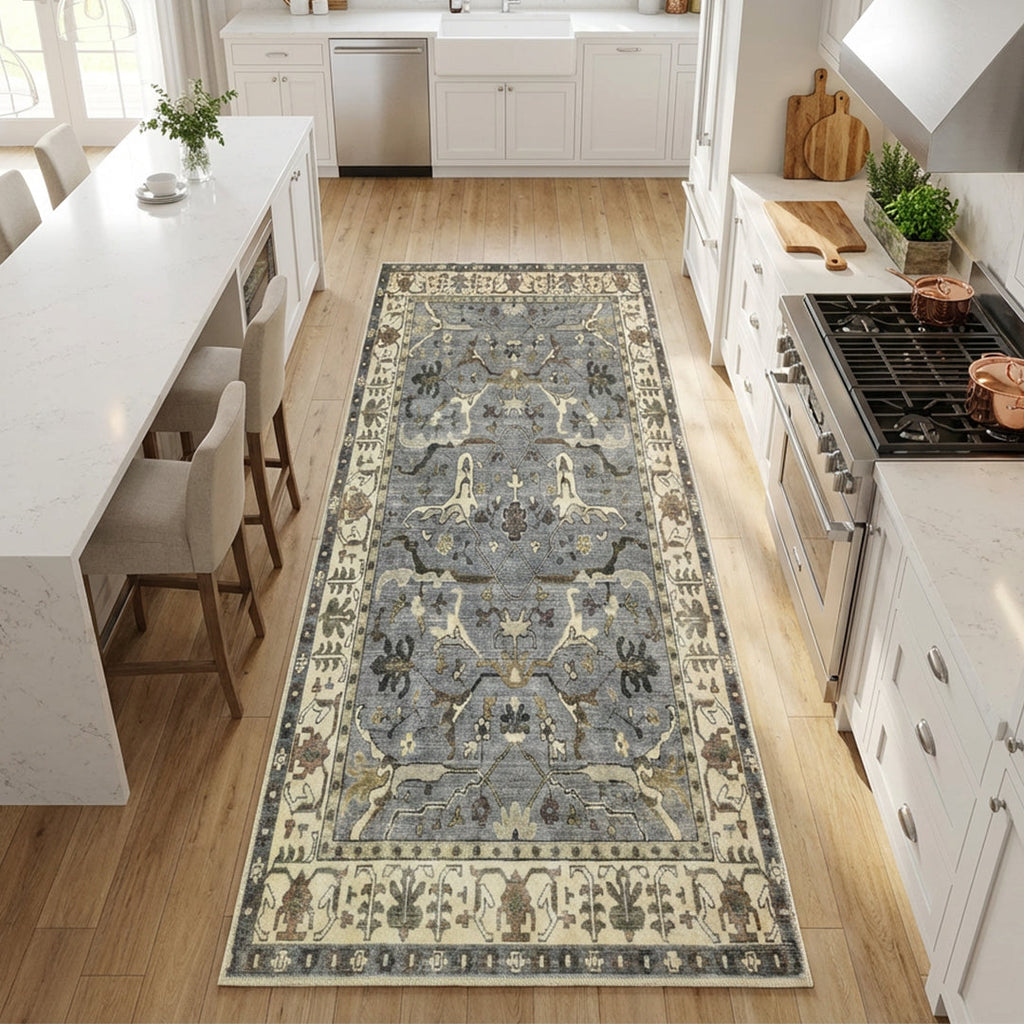Muddy Mat® Duskfall Washable Area Rugs for Living Room, Bedroom & Dining Room – Modern Soft Low Pile Non Slip Carpet – Pet Friendly Waterproof Foldable Rugs for Home
