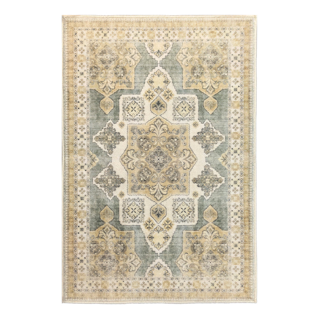 Muddy Mat® Monarch Washable Area Rugs for Living Room, Bedroom & Dining Room – Modern Soft Low Pile Non Slip Carpet – Pet Friendly Waterproof Foldable Rugs for Home