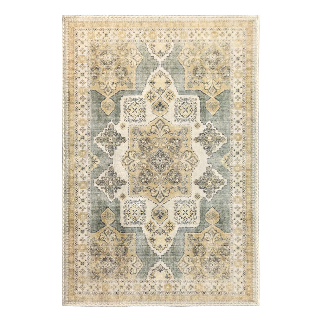 Muddy Mat® Monarch Washable Area Rugs for Living Room, Bedroom & Dining Room – Modern Soft Low Pile Non Slip Carpet – Pet Friendly Waterproof Foldable Rugs for Home