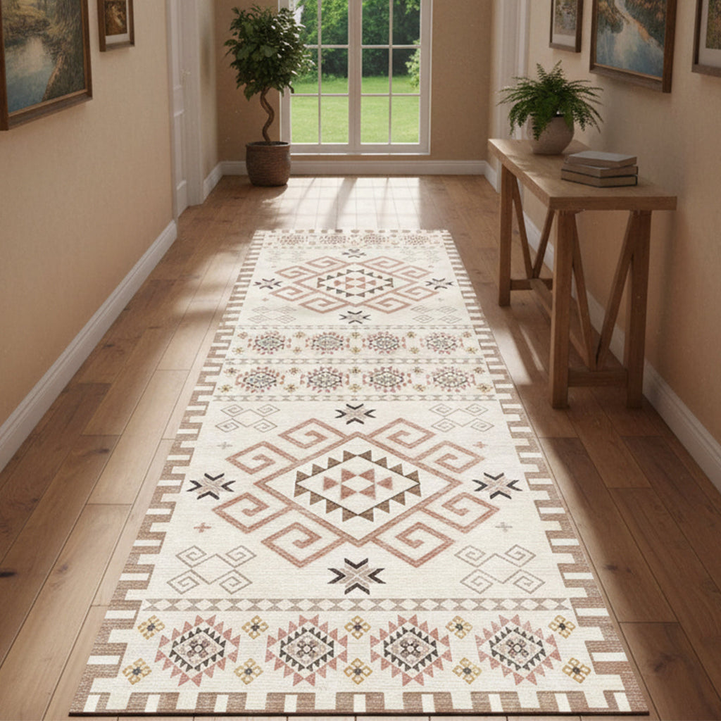 Muddy Mat® Sedona Washable Area Rugs for Living Room, Bedroom & Dining Room – Modern Soft Low Pile Non Slip Carpet – Pet Friendly Waterproof Foldable Rugs for Home