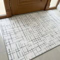 Muddy Mat® Strata Washable Area Rugs for Living Room, Bedroom & Dining Room – Modern Soft Low Pile Non Slip Carpet – Pet Friendly Waterproof Foldable Rugs for Home