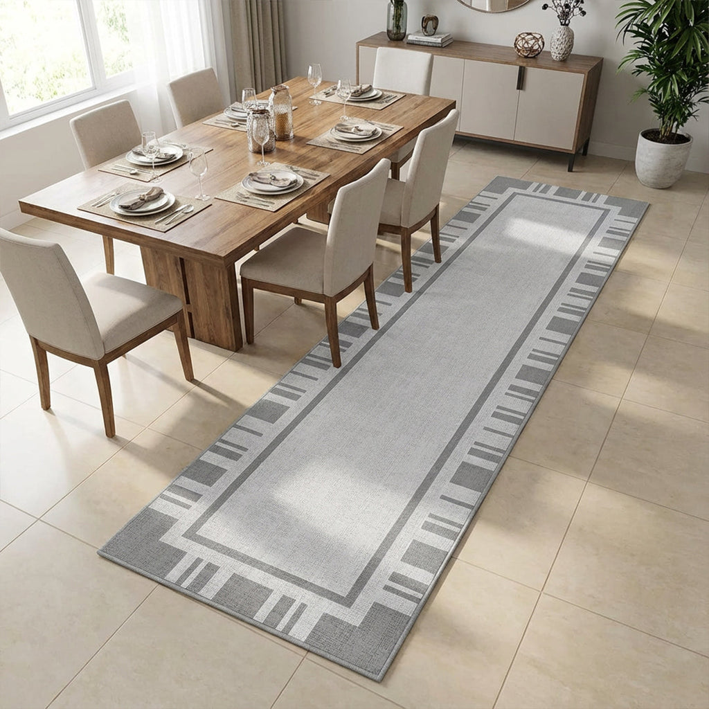 Muddy Mat® Trellis Washable Area Rugs for Living Room, Bedroom & Dining Room – Modern Soft Low Pile Non Slip Carpet – Pet Friendly Waterproof Foldable Rugs for Home