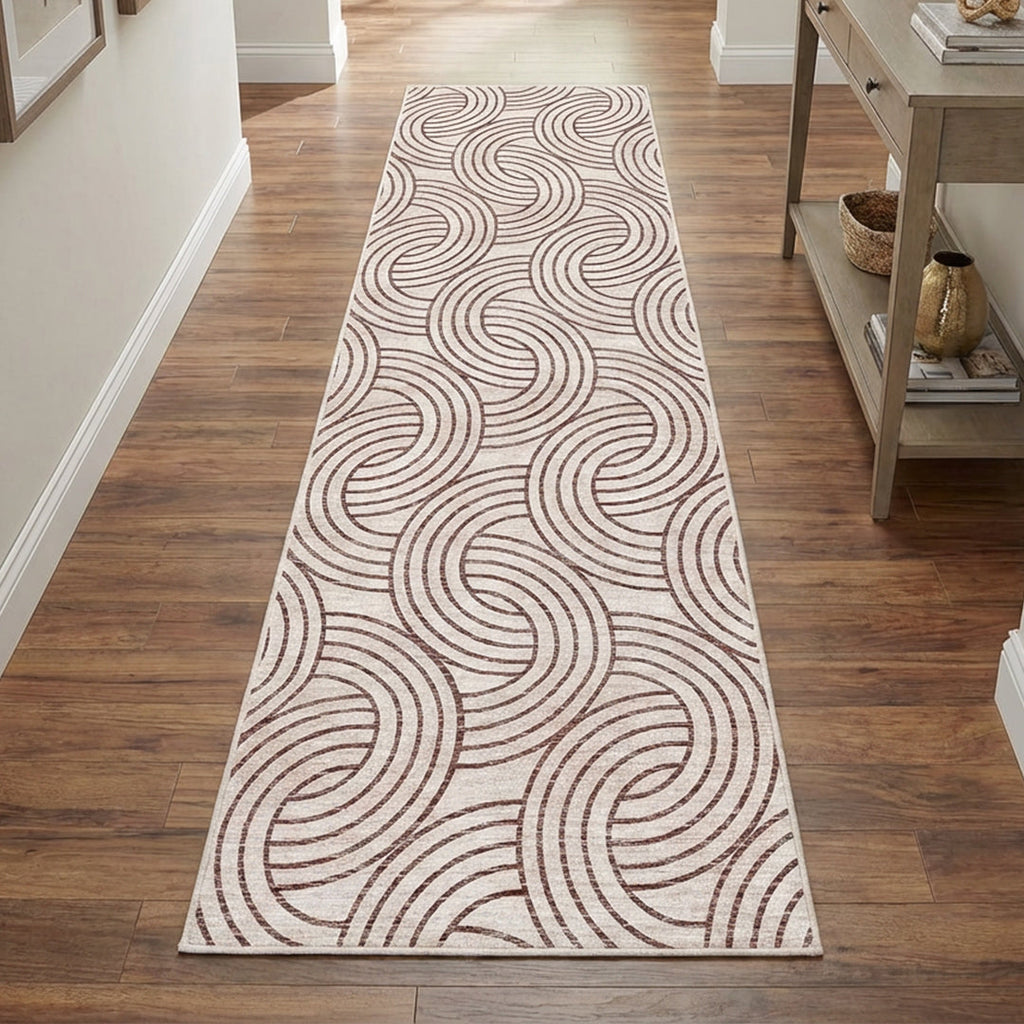 Muddy Mat® Orbit Washable Area Rugs for Living Room, Bedroom & Dining Room – Modern Soft Low Pile Non Slip Carpet – Pet Friendly Waterproof Foldable Rugs for Home