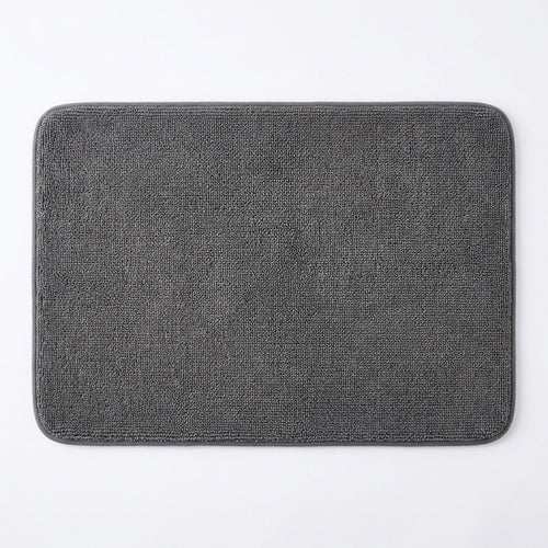 Muddy Mat® CloudStep Bathroom Rugs, Non Slip Bath Mats for Bathroom, Super Absorbent Memory Foam Chenille, Quick Dry Machine Washable Thick Toilet Rug for Shower Tub and Floor