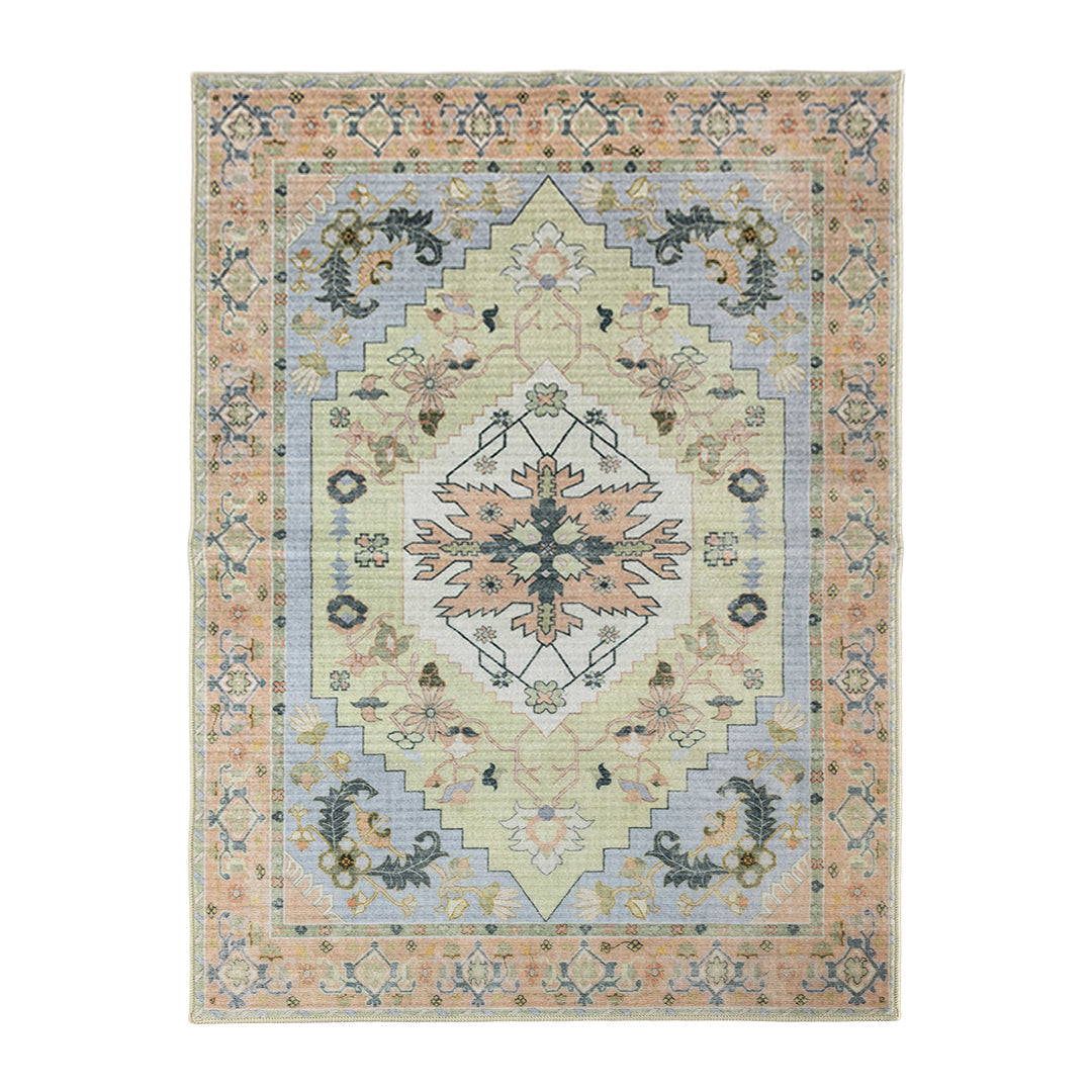 Muddy Mat® Sorrento Washable Area Rugs for Living Room, Bedroom & Dining Room – Modern Soft Low Pile Non Slip Carpet – Pet Friendly Waterproof Foldable Rugs for Home