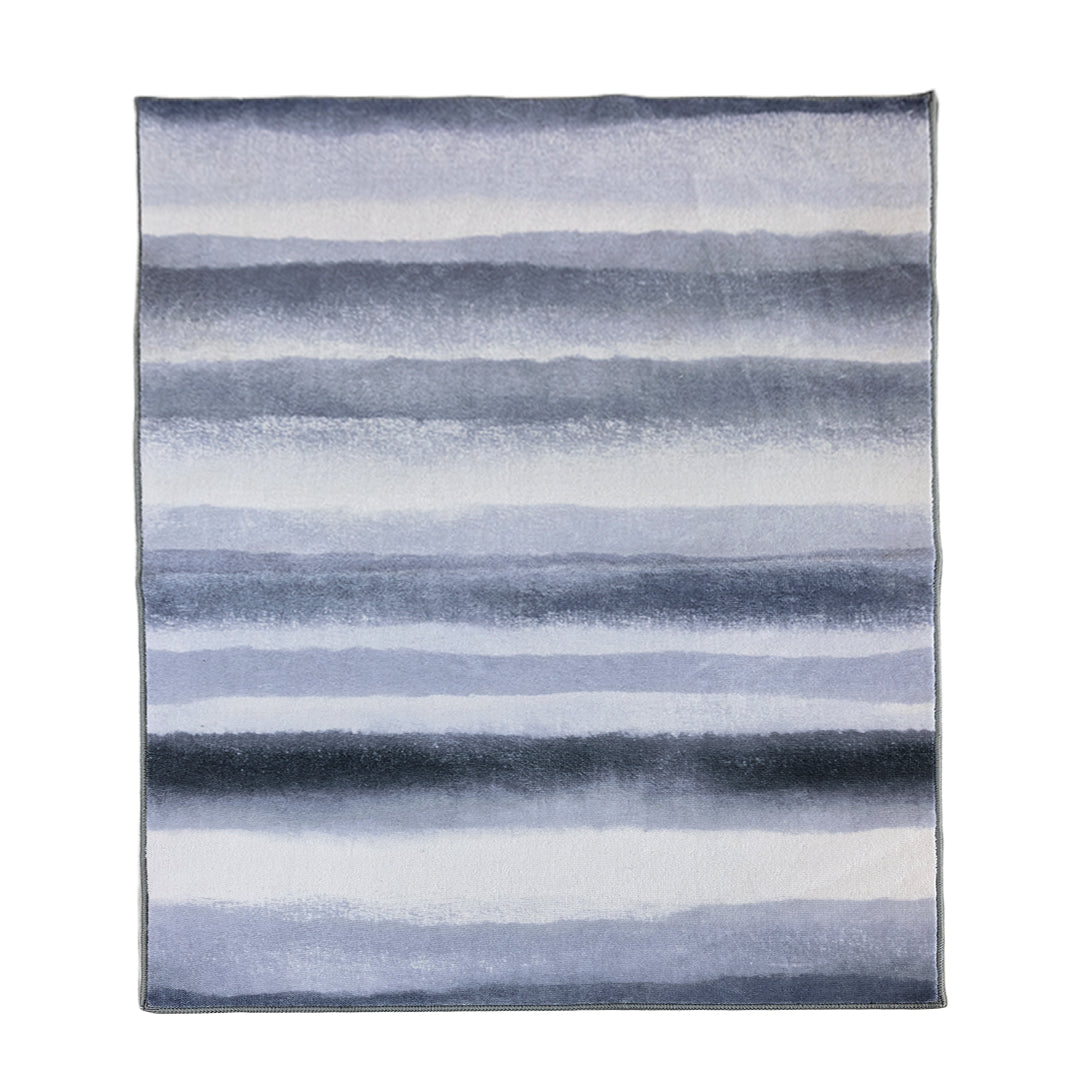 Muddy Mat® Mist Washable Area Rugs for Living Room, Bedroom & Dining Room – Modern Soft Low Pile Non Slip Carpet – Pet Friendly Waterproof Foldable Rugs for Home