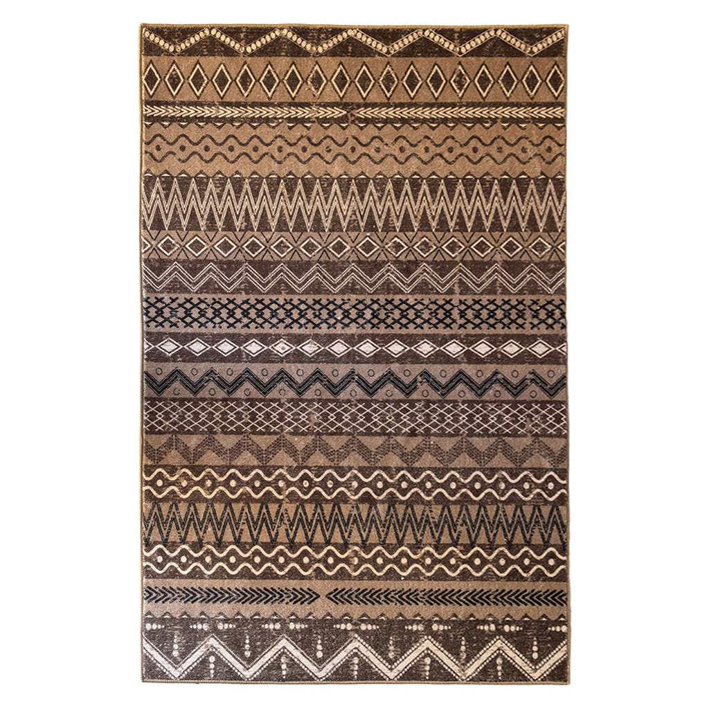 Muddy Mat® Nomad Washable Area Rugs for Living Room, Bedroom & Dining Room – Modern Soft Low Pile Non Slip Carpet – Pet Friendly Waterproof Foldable Rugs for Home